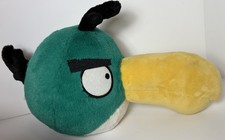 Angry Birds Green HAL TOUCAN Plush 14" Long Stuffed Animal NO SOUND 2010