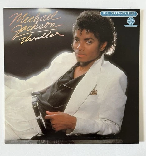 Michael Jackson ‎Thriller LP 1982 Half-Speed Mastered Epic Label Ex/Ex