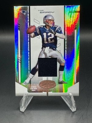 2004 Leaf Certified TOM BRADY Game Used Patch /250 White Mirror #71 Patriots