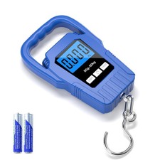 Digital Fish Scale Hanging Scale Fishing Scale,110lb/50kg Luggage Scale,Upgra...