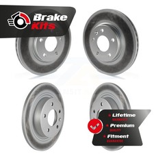 Front Rear Coat Disc Brake Rotor Kit For 2014-2015 Chevrolet Cruze DIESEL engine