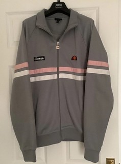 Ellesse Mens Jacket Retro Grey