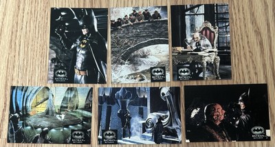 6x Penguin Batmobile Catwoman BATMAN RETURNS 1992 Stadium Club Trading Cards DC