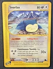 Snorlax 100/144 Skyridge Non-Holo Vintage Pokemon Card 2003 - LP+