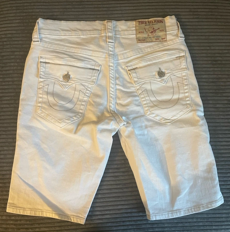 True Religion Jean   White Size 30 Ricky Relaxed Straight  - Image 2 of 4