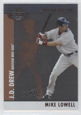 2008 Topps Co-Signers Silver Bronze 236/300 Mike Lowell JD Drew #077 a0s