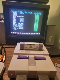 Recapped Nintendo SNES Console - OEM Controllers and Cables - Mario Games + more