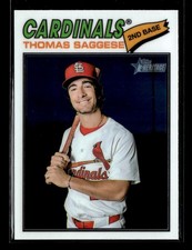 2026 Topps Heritage Chrome #230 Thomas Saggese I125