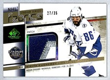 Nikita Kucherov 2022-23 SP Game Used '22 NHL Stadium Series Fabrics Patch /35