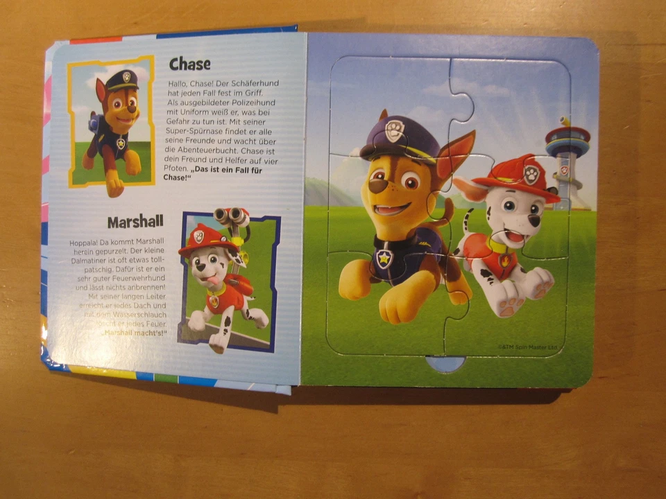 Paw Patrol Puzzlebuch Helfer auf vier Pfoten mit 5 ... | Buch | Zustand sehr gut - Bild 2 von 4