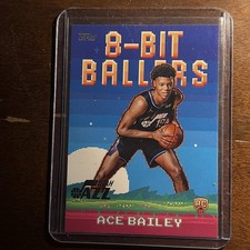 Ace Bailey 2025 Topps #8B-35 Utah Jazz 8 bit ballers