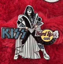 Hard Rock Cafe Pin ACE FREHLEY KISS Vintage Costume Hat  Shirt Lapel Las Vegas