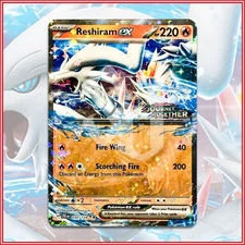 Pokemon TCG: Journey Together Stamped Promo Card Reshiram ex 030