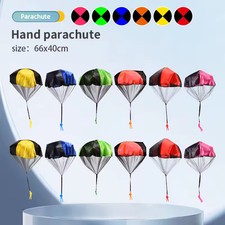 12pcs Kids Parachute Toy Set Tangle Free Hand Throw Outdoor Flying Toys