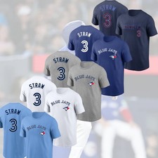 HOT ITEM - Myles Straw #3 Toronto Blue Jays 2025 Name & Number Gift For Fans
