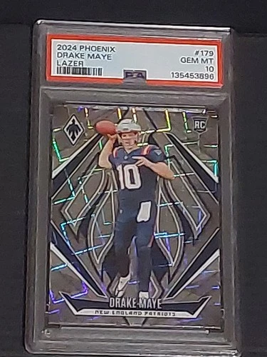 2024 PANINI PHOENIX LAZER #179 DRAKE MAYE PSA 10 RC