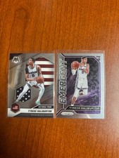 Tyrese Haliburton 2020-21 panini mosaic national pride & Prizm emergent rc base