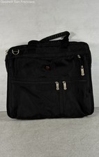 Targus Black Outer Zipped Pocket Adjustable Crossbody Strap Laptop Messenger Bag