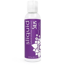 Sliquid Silk 2 Ounce Hybrid Personal Lubricant Water Based Silicone Formula