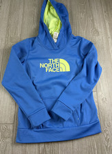 The North Face Womens Pullover Hoodie Sweatshirt Blue Size Small Logo