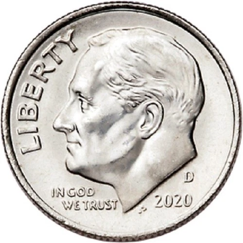 2020 D Roosevelt Dime - Brilliant Uncirculated
