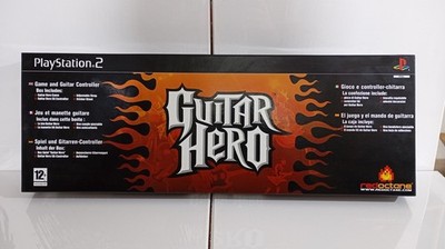   RARE - Guitar Hero PS2 - Complete - First Edition + ps3/PC Adapter