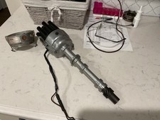Accel Dual Point Distributor Chevy 37100 Ratrod Sbc Bbc W Upper Bearing Support