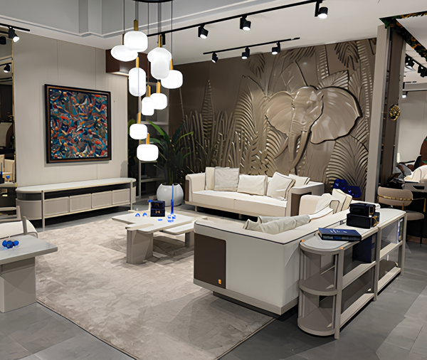 Luxus WeißEs Wohnzimmer-Set Couchgarnitur 3-Sitzer-Sofa Couchtisch Tv-MöBel-image