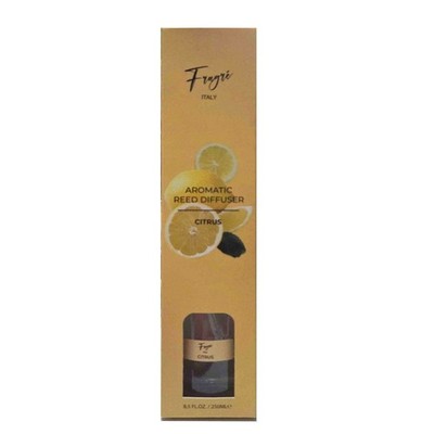 NEW Fragré Italy Aromatic Reed Oil Diffuser Citrus 8.5 fl oz 250 ml