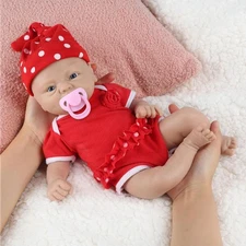 IVITA 14 inch Realistic Full Body Silicone Baby Dolls with Magnetic Mouth, Not V