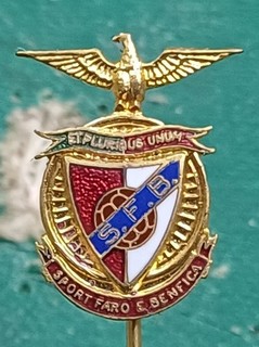 Portugal Sport Faro e Benfica Football Club Enamel Pin Badge Calcio Distintivo