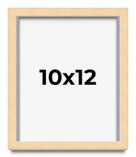 10x12 Solid Wood Picture Frame with UV Acrylic, Available in 6 Finishes