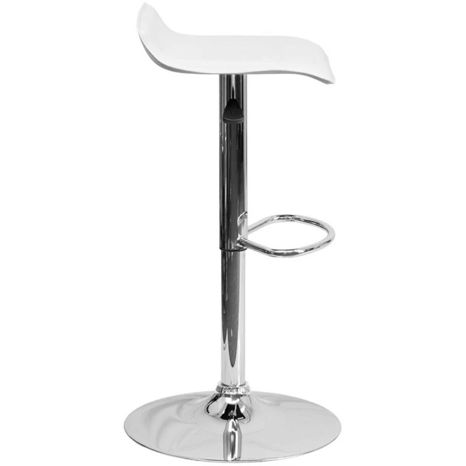 Flash Furniture Backless Bar Stool in White - Image 4 of 4