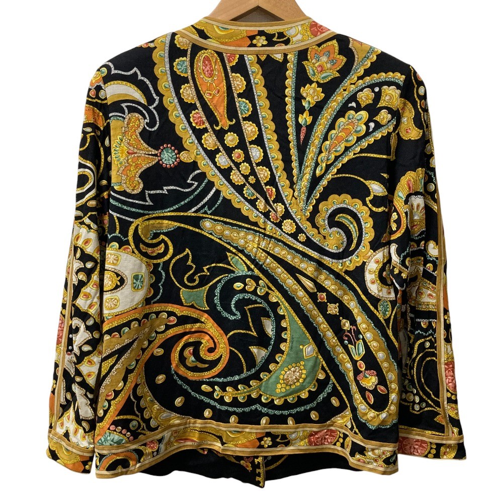 LEONARD Paisley Pattern Flower Button Cardigan, S… - image 3