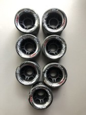 Rock GT50 Roller Skate Wheels Lot of 7 Super Grip 62mm Marble Swirl Indoor Use