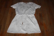 Elie Tahari Women's Ivory Heather T-Shirt Knit Jersey Dress Size XS