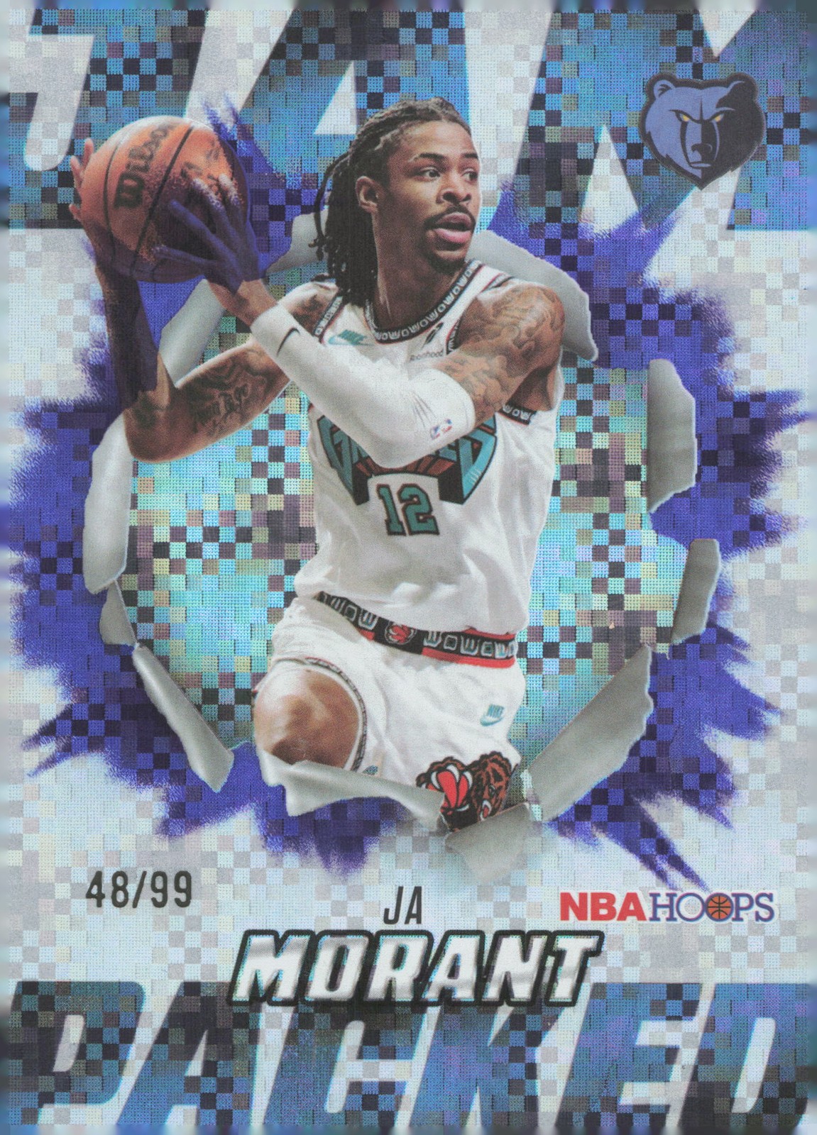 2025-26 Hoops Ja Morant Jam Packed Light Burst Purple #/99 #JP-2