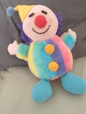 Vintage Dakin Dream Dolls Kippy Clown 1984 Rainbow Plush READ