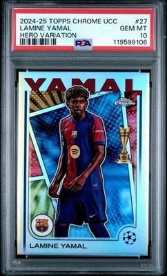 2024-25 Topps Chrome Uefa Club Competitions - Hero Variation 