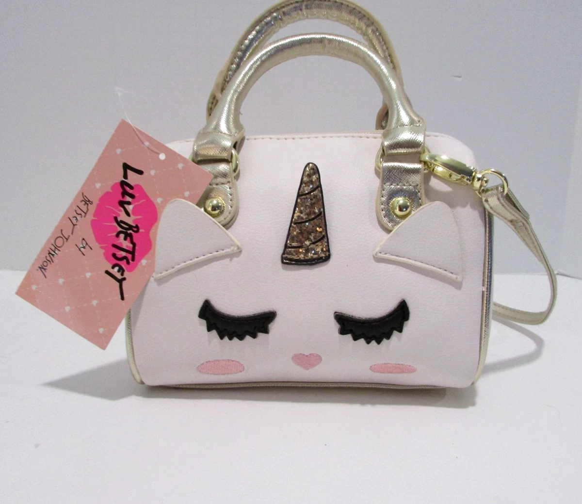 Luv Betsey Johnson Unicorn Star Mini Backpack Bag Purse NWT w/FOB Betsey Johnson If The Bag Fits Clear Mini Backpack – goSASS main image 3