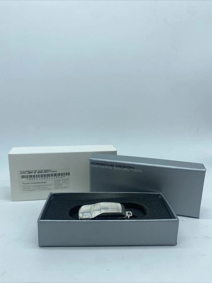 Portachiavi miniatura placcato argento WAPC5000213PLG Porsche Cayenne NOS #3079 - Immagine 2 di 4