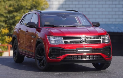 1:18 SAIC VW Volkswagen All New Teramont X SUV 2022 Red Diecast