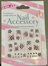 Sheet 3D Mix Color Floral  Nail Art Stickers Decals  New Decorations