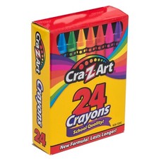 Cra-Z-Art School Quality Crayons, 24 Count