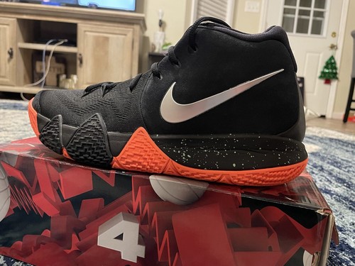 black orange kyrie 4