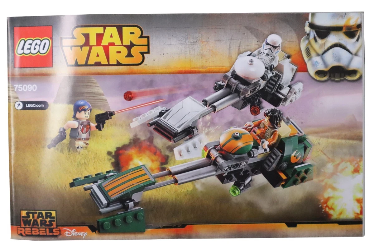 høj moral Forespørgsel LEGO Star Wars Rebels 75090: Ezra&#039;s Speeder Bike Instructions Only |  eBay