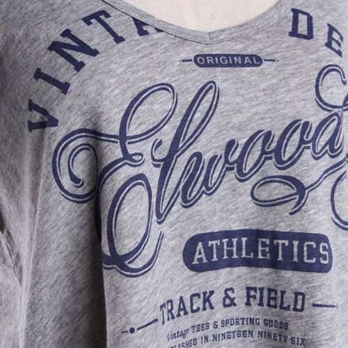 NWT Elwood Women's S/Sleeve Tee Shirt Relaxed Fit V neck T-shirt Summer Tops XS - image 2 of 4