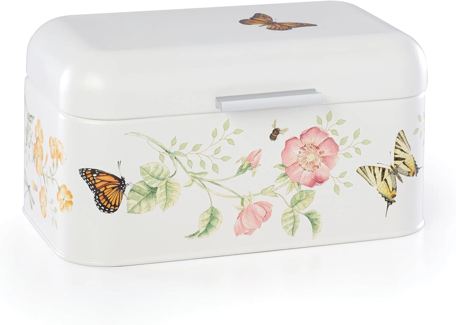 Butterfly Meadow Breadbox - Charming 11.25" L x 6.5" W x 6.25" H Storage Solutio