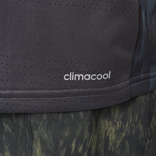 Adidas Climacool Short Sleeve Black Workout / Yoga Shirt Men's Size LARGE NWT! - Picture 8 of 11