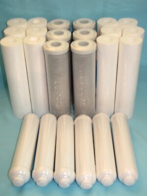 3 Jahres Filterset für Umkehrosmose, Osmosefilter, 24 Filter (PP5,CTO,PP1)